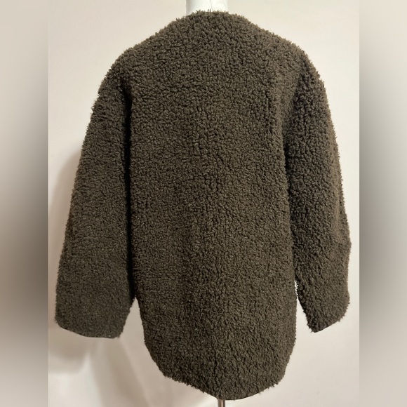 Wilfred Free Rich Mocha Teddy Coat - Picture 3 of 6